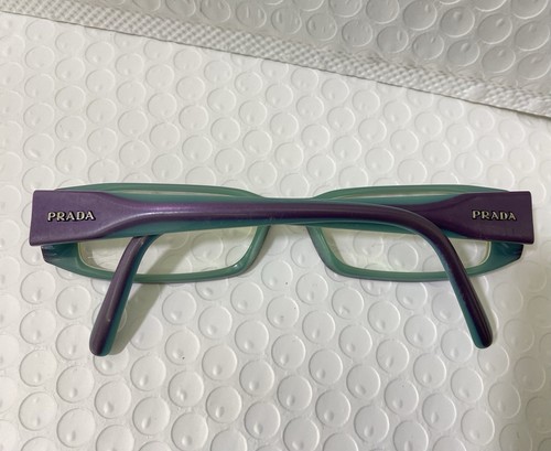 Prada Eyeglasses Frames Only 101-135 Green Purple Color - Picture 2 of 4