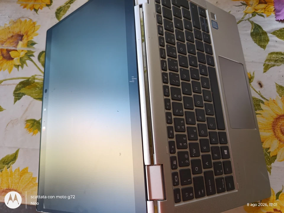 HP EliteBook X360 1030 G3 · i5-8265U · 8GB · 120GB, foto 2 di 5