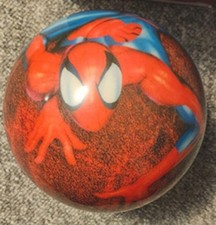 Marvel Comics SPIDER-MAN BOWLING BALL Brunswick Viz-A-Ball / 10 funtów / NIE WIERCONA