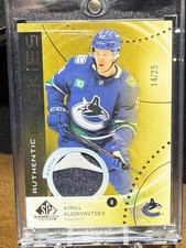 2025-26 Sp Game Used - Authentic Rookies Kirill Kudryavtsev Gold Patch Mem #/25