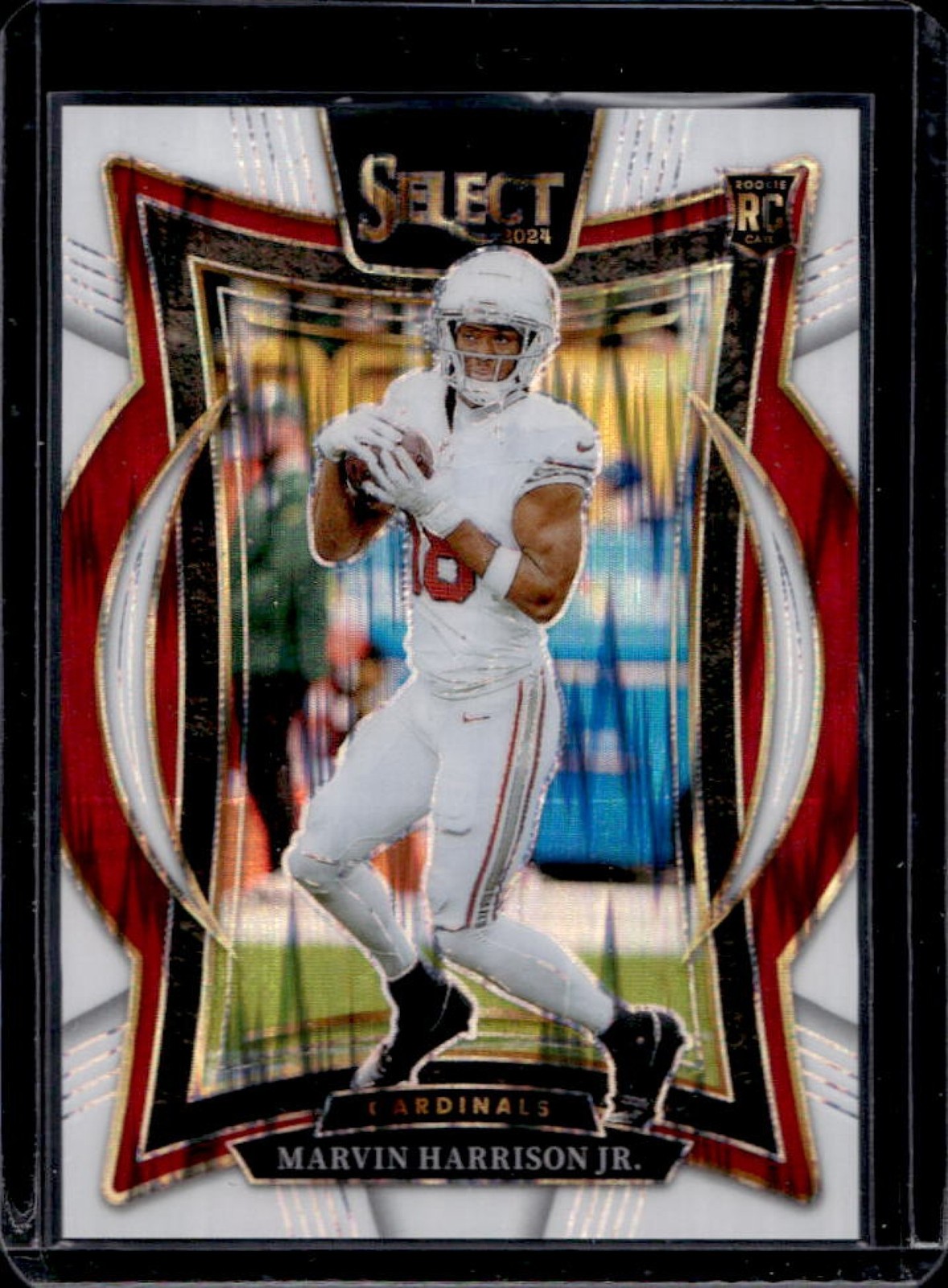 2024 Select Marvin Harrison Jr. Concourse RC White Prizm Shock #109/199