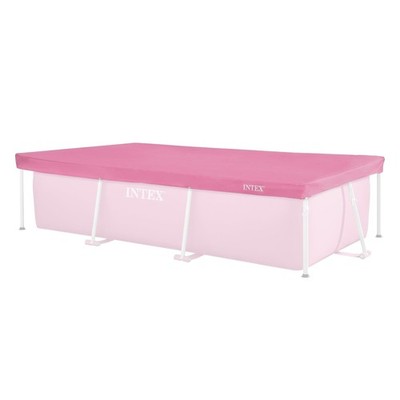 INTEX 28035E Pool Cover: For 8.5ft x 5.3ft Rectangular Metal Frame Pools  