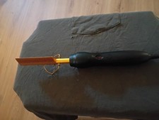 Electric Hair Straightener Comb, 3 Heat Settings, Gold/Black