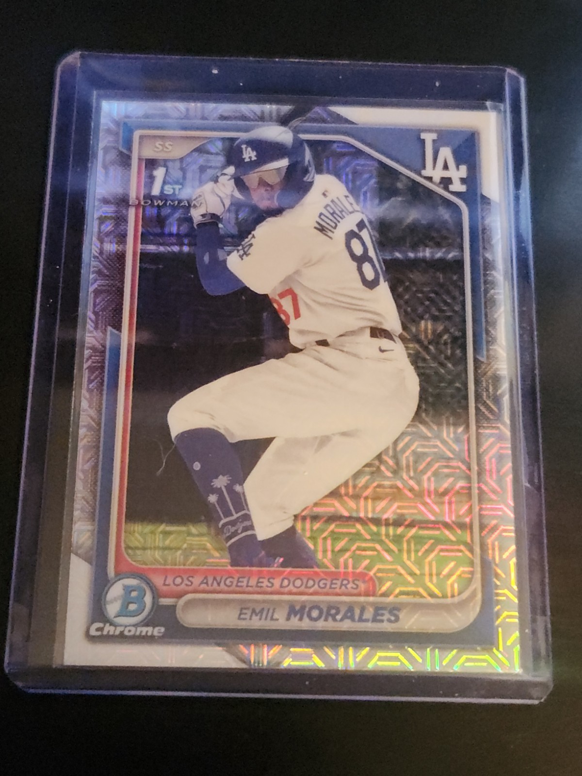 2024 Bowman Chrome - Prospects Emil Morales #BCP-221 Mojo Refractor (RC)