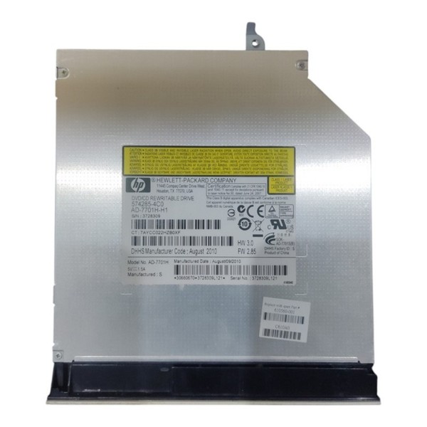 Regrabadora dvd para portatil HP Elitebook 8470p 8460p 574285-4C0 discos lector