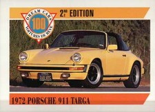 1972 Porsche 911 Targa Dream Cars Trading Card Automobile --- Not Postcard
