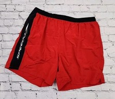 Vintage Speedo 90s Y2K Lined Swim Trunks Shorts Spellout Colorblock XL