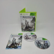 Assassin's Creed III 3 Xbox 360 Game Complete With Manual Tested Working Ubisoft