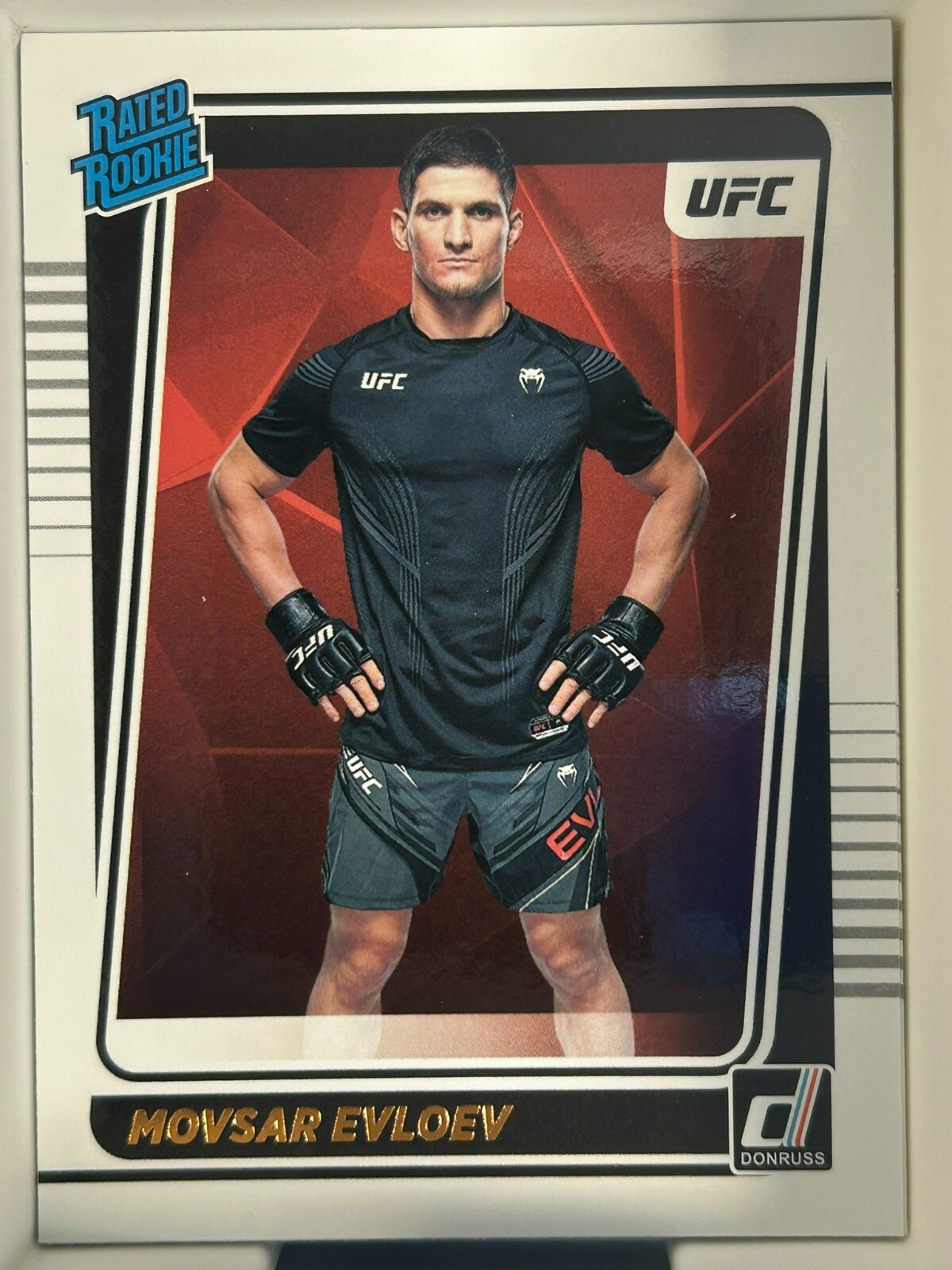 2022 Donruss UFC - Rated Rookie Movsar Evloev