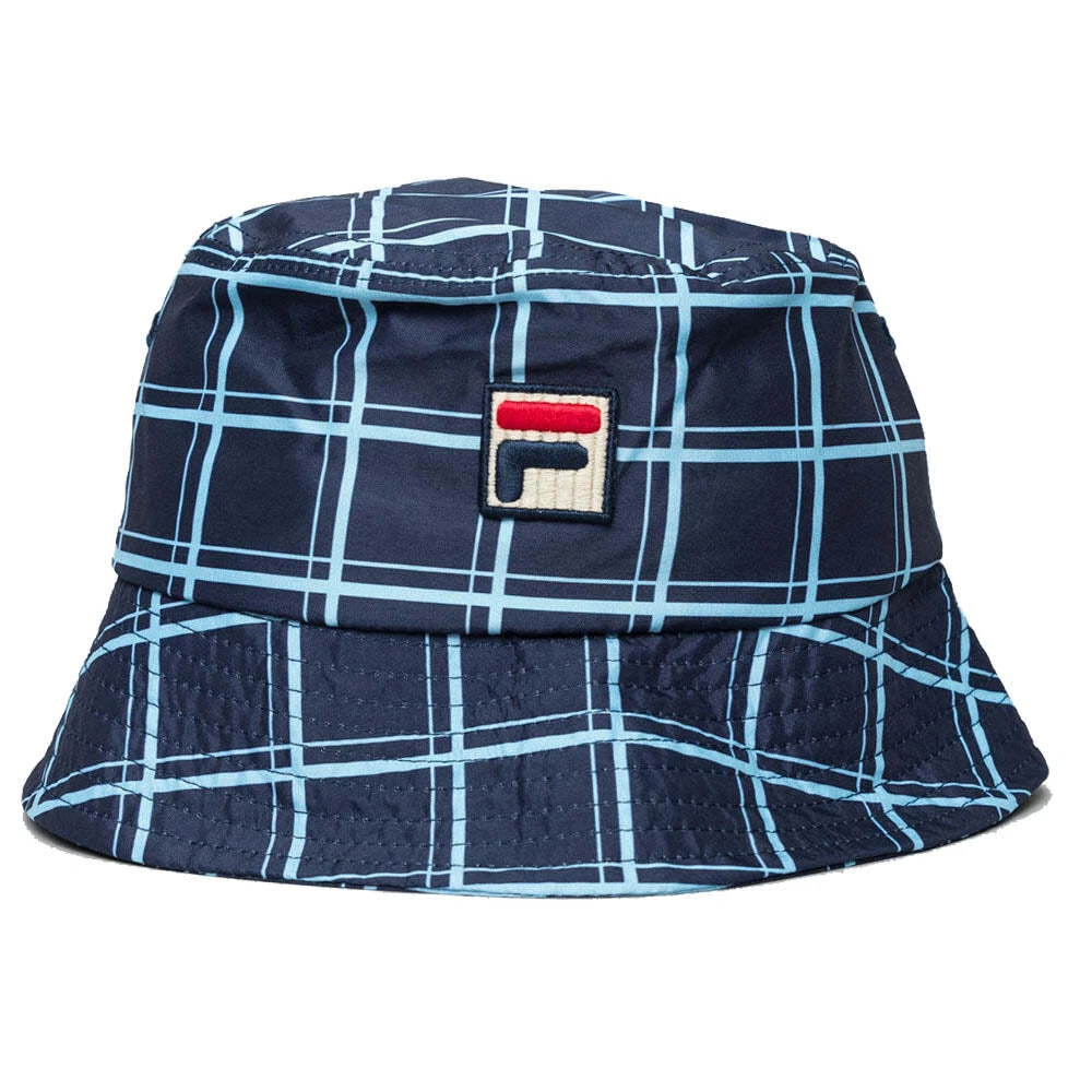 Fila Vintage Oscar Check Print Bucket Hat Navy / Blue Bell
Opens in a new window or tab
