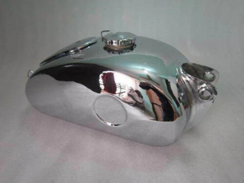 Benelli 175 Enduro 1971-72 Chrome Steel Fuel Petrol Tank With Cap - Изображение 4 из 4