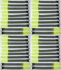 40 Hook and Loop cable ties 160 x 16 mm neon yellow FK cable Hook and Loop cable Hook and Loop Hook and Loop