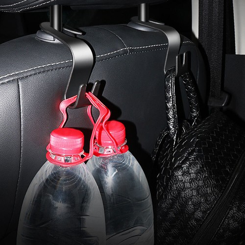 2x Car Interior Seat Back Hook Hanger Holder Bag Clothes Storage Car Accessories - Picture 6 of 12