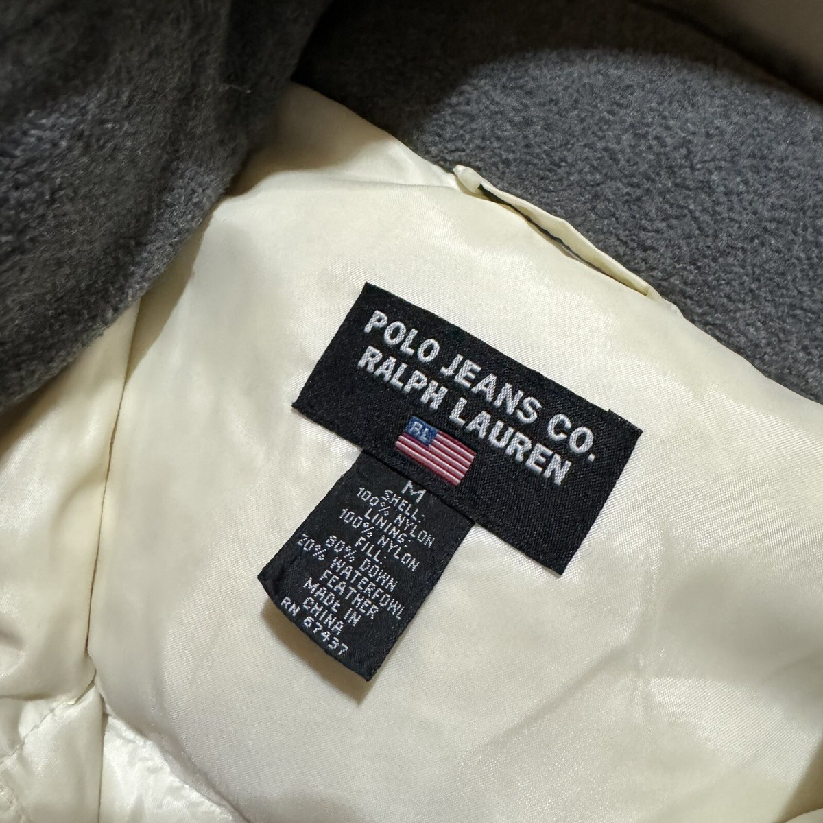ヴィンテージ 90s Polo Jeans Co NASA Vintage 90's Polo Jeans Company NASA Logo Track Jacket Blue