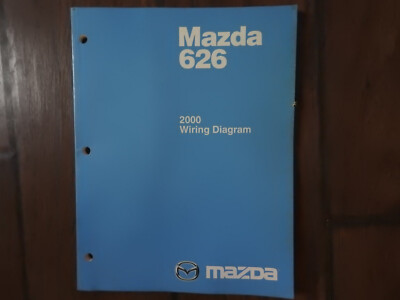 2000 Mazda 626 Electrical Wiring Diagram Manual Part Number 9999-95-021G-00