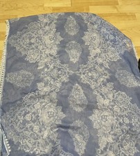 Blue Infinity Scarf With Trim 32 X 34