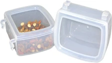 Pet Carrier, kennel, crate, cage Food Water Dish - Hook On - set of 2 Small Cups