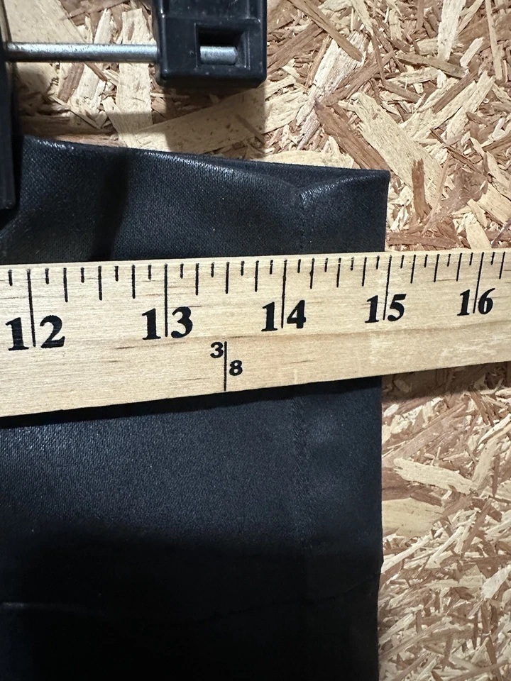 Falda midi de brillo negra para mujer Level 99 talla L Foto 2 de 4