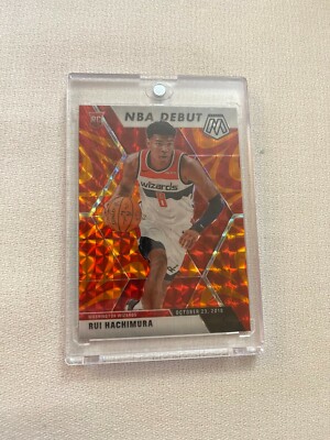 2019-2020 mosaic basketball nba debut rui hachimura orange explosion