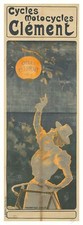VéLO/CYCLES CLéMENT - POSTER HQ 50x70cm d'une AFFICHE VINTAGE