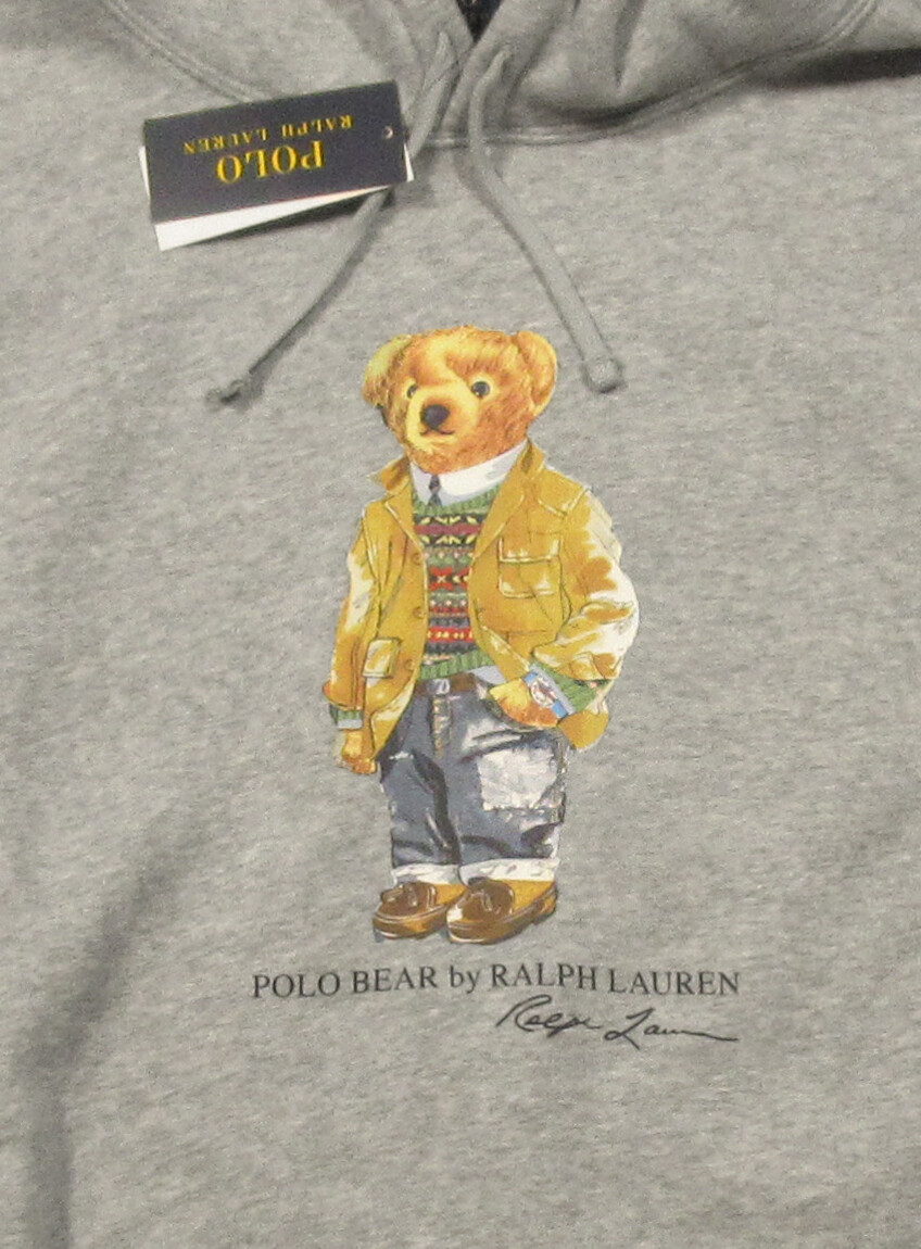 Polo Ralph Lauren Big & Tall Men's Grey Heather Polo Bear Fleece
