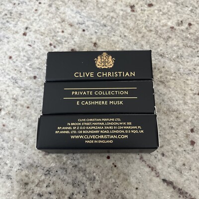 Clive Christian Private Collection E Cashmere Musk 3x 2 Ml