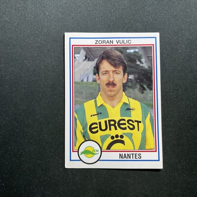 Sticker Panini Foot 1988 – Zoran Vujovic (Bordeaux) N°24, Non Collé, Ligue 1