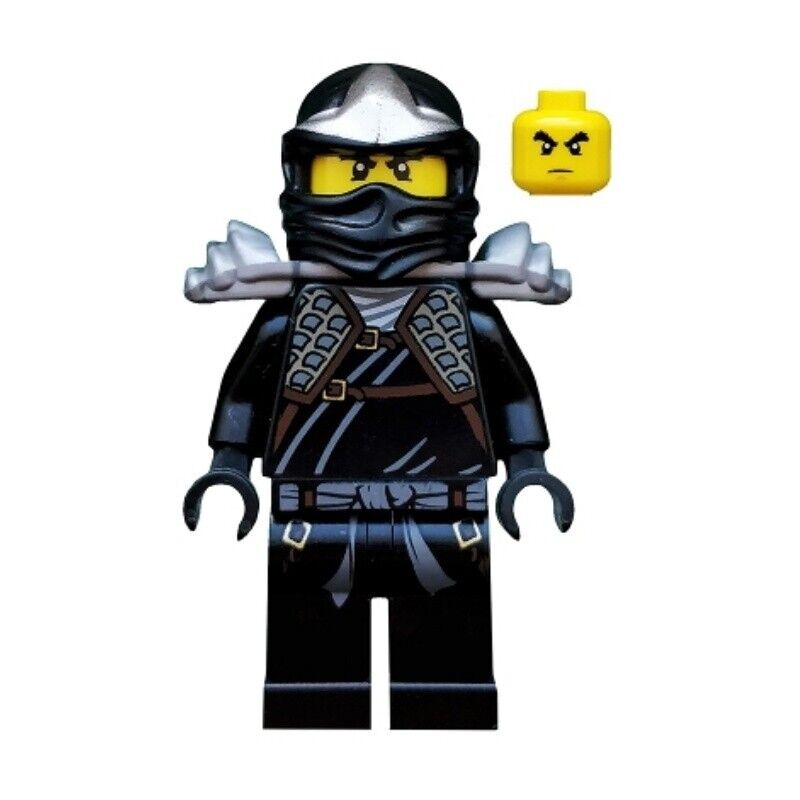 LEGO Ninjago Cole Minifigure ZX with Armor Black Ninja LEGO Ninjago Cole Minifigure ZX with Armor Black Ninja