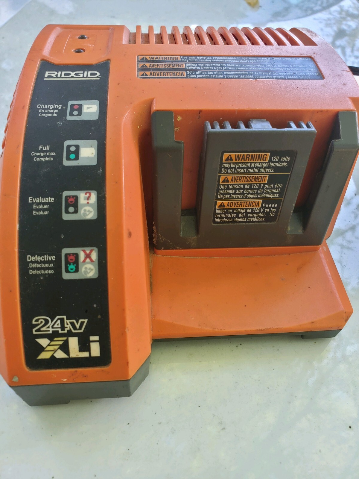 RIDGID 24v XLI Lithium Ion Battery 