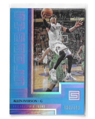 Allen Iverson 2017-18 Panini Select IN FLIGHT Signatures Auto 60枚