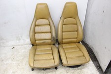 Porsche 928s Front Left Right Driver Passenger Seats Bucket Leather Lm79 Porsche 928s Front Left Right Driver Passenger Seats Bucket Leather Lm79