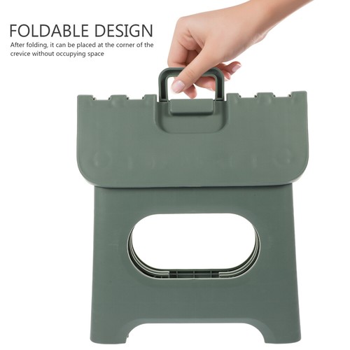 2x Household Foldable Stool Handheld Stool for Home Children Picnic Outdoor - Picture 9 of 12