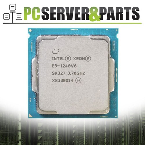 Intel Xeon E3-1240 v6 SR327 3.70GHz 8MB Quad Core LGA1151 CPU Processor - 第 1/1 張圖片