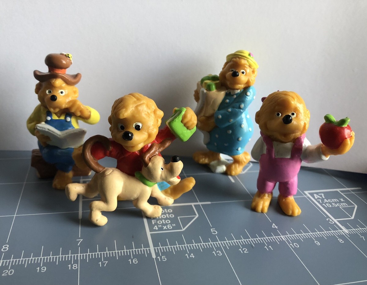 Berenstain Bear Figures Toy Applause PVC Lot 4 PapaMama