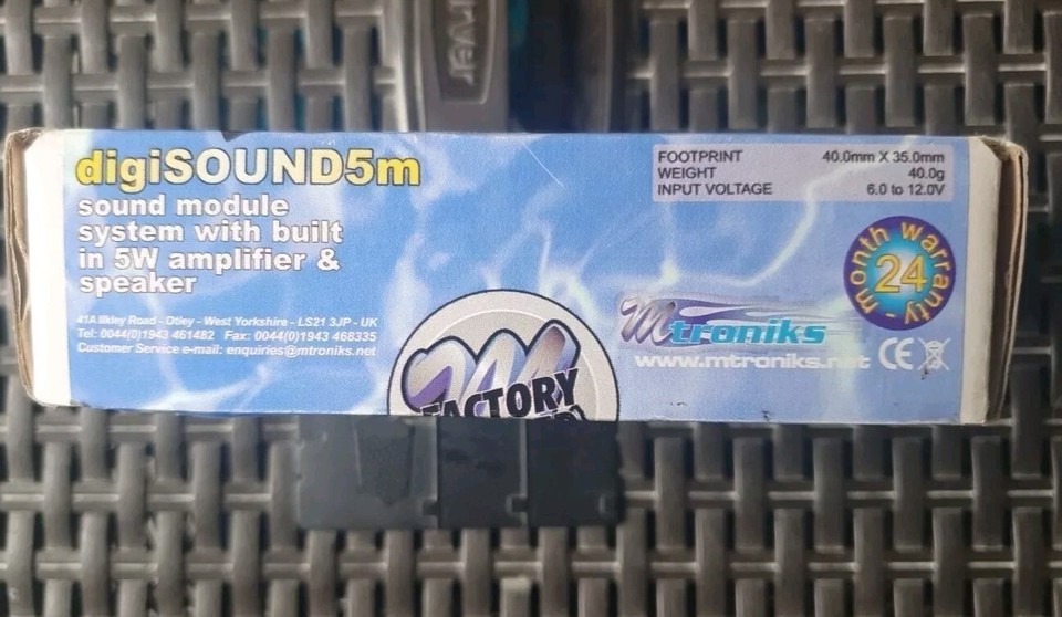 Mtroniks digiSOUND5m Waterproof RC Boat Sound Module. eBay