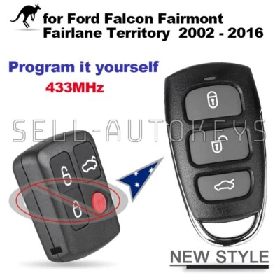 for Ford Falcon Fairmont  Fairlane Territory BA BF FG SX SY XT 2002+ Remote Key - image 1 of 4
