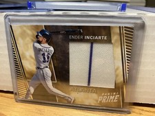 2019 Panini. Prime Ender Inciarte Patch Baseball Card