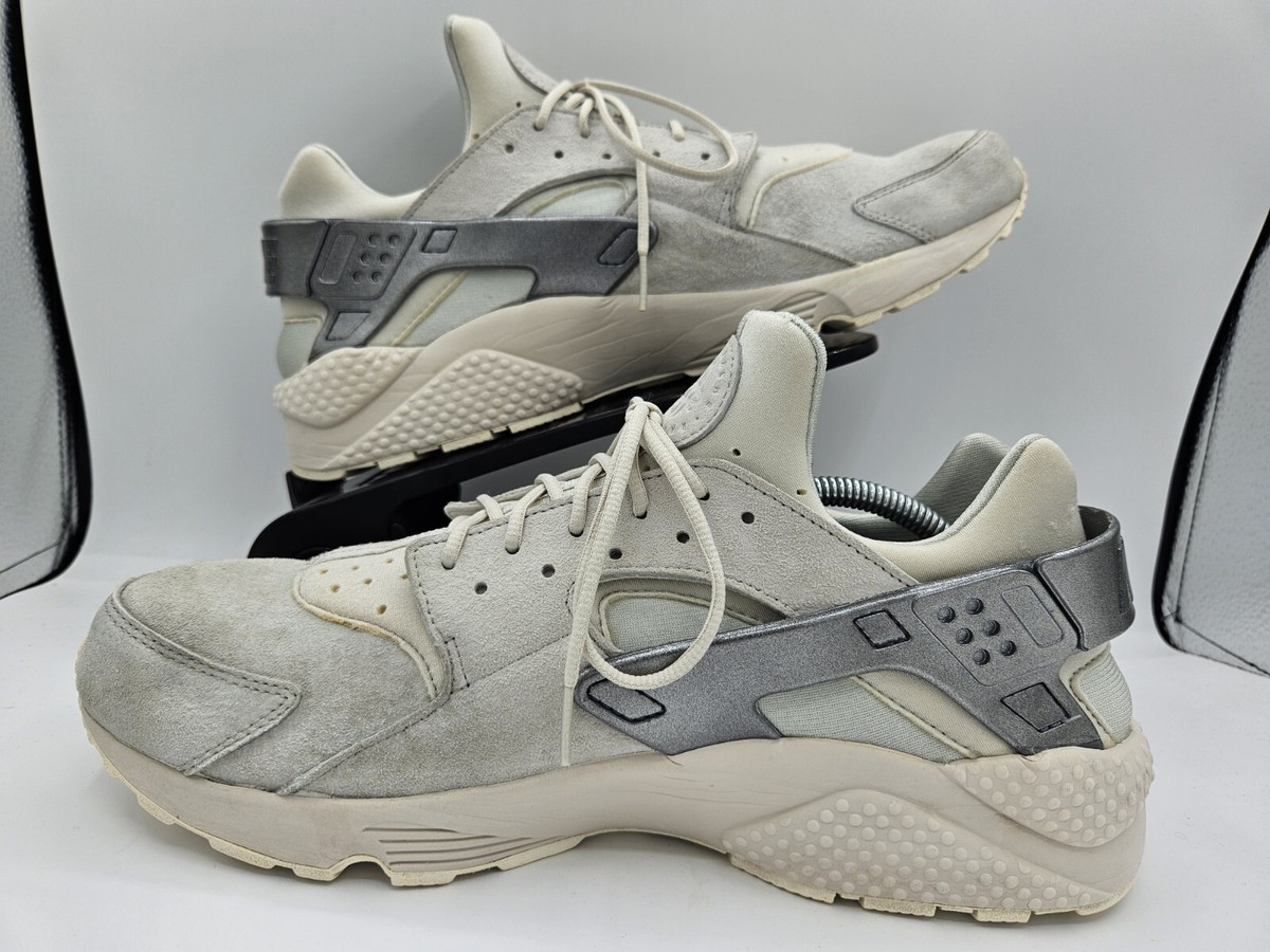 grey suede huaraches