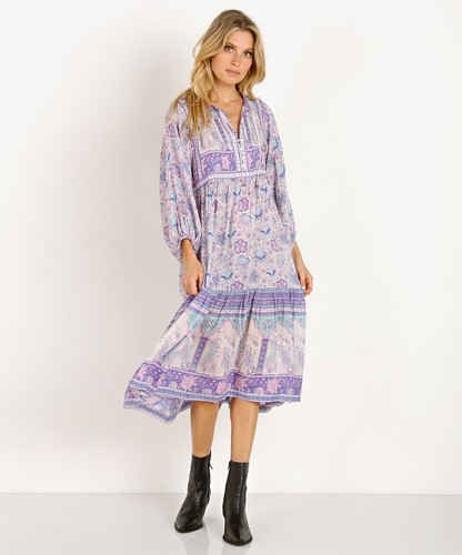 purple gypsy dress