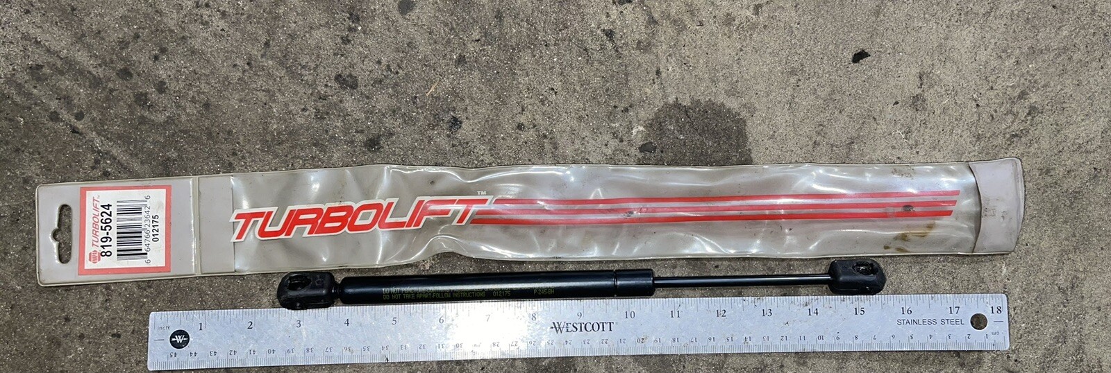 Set of 2 NAPA Turbolift Gas Charged Lift Support Shocks 8195624 for