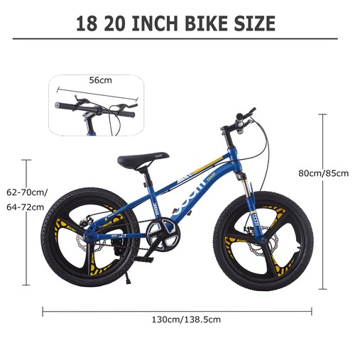 18-24 Inch Kids Bike Unisex Children Boys Girls Bicycle Cycling BMX Bike - Picture 5 of 20