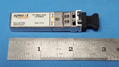 SFP OPTICAL TRANSCEIVER MODULE, TRF7466AVLB200, HITACHI / OPNEXT, CLASS 1 LASER
