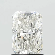 2.55 Ct Certified Natural Diamond F Color Radiant Cut VVS2 Engagement Ring Stone