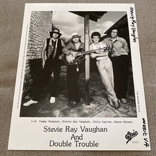 Stevie Ray Vaughan & Double Trouble Press Photo 8x10&rdquo;, See Description.