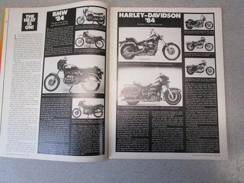 REVISTA DE MOTOCICLISTAS ENERO 1984 HARLEY FXRT ALA DORADA RD350 YOSHIMURA GS750 - Imagen 5 de 12