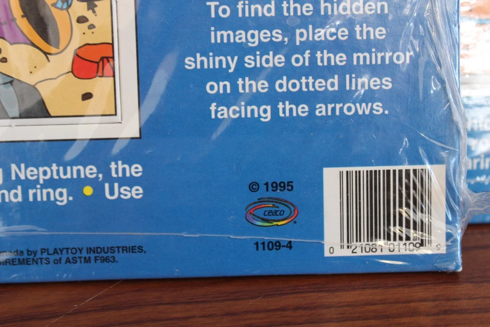 2 Rompecabezas Bandeja Espejo Mágico Fisher-Price 1995 SELLADOS De Colección Foto 4 de 4