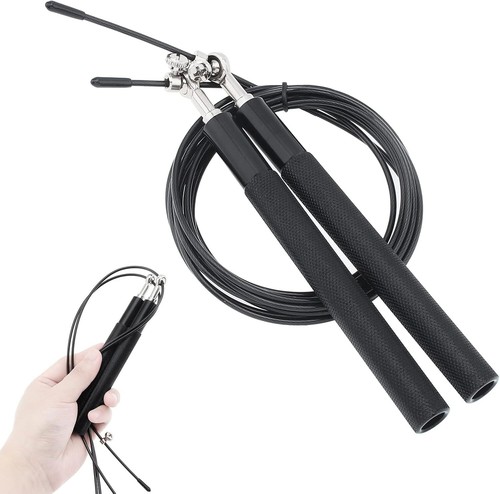Skipping Rope Adjustable Jump Rope 3m Speed Steel Cable Fitness Exercise Boxing - Picture 6 of 11