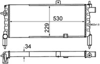 Mahle CR 442 000S KüHler, MotorküHlung FüR Opel