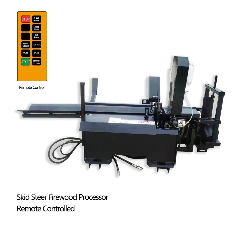 30t Wood Processor Log Splitter Skid Steer Attachment Firewood ...