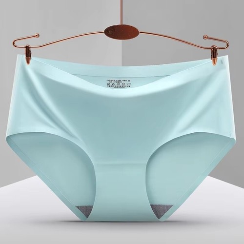 Ice Silk Panties Ladies Underwear Seamless Briefs Pants Women Knickers Pack of 4 - Picture 28 of 38